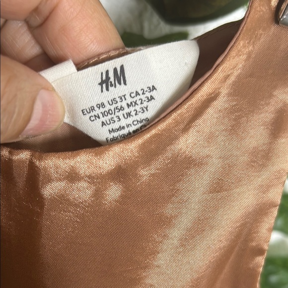 H&M Shiny Copper Sleeveless Top - Picture 3 of 4